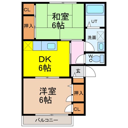 ヴィラ清泉の物件間取画像